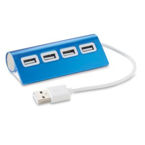 Concentrador USB de aluminio - Powerbank